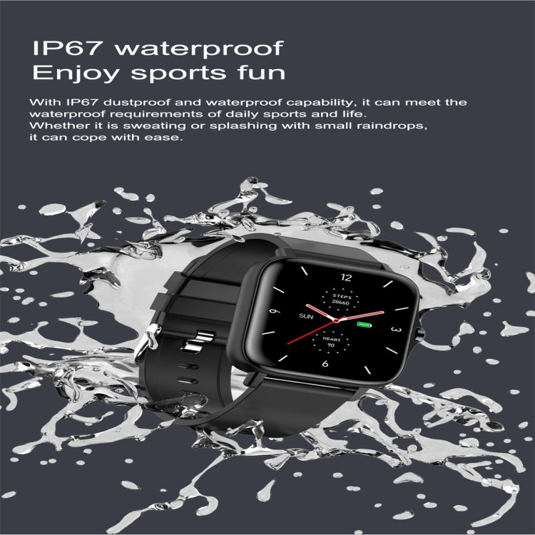 T42 1.7 inch Color Screen Smart Watch, IP67 Waterproof, Support Bluetooth Call/Heart Rate Monitoring/Blood Pressure Monitoring/Blood Oxygen Monitoring/Sleep Monitoring(Silver) - Smart Wear by buy2fix | Online Shopping UK | buy2fix