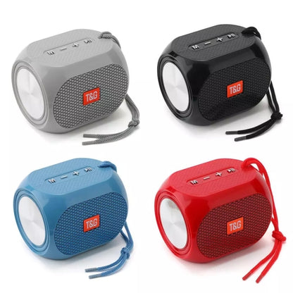 T&G TG196 TWS Subwoofer Bluetooth Speaker With Braided Cord, Support USB/AUX/TF Card/FM(Red) - Mini Speaker by T&G | Online Shopping UK | buy2fix