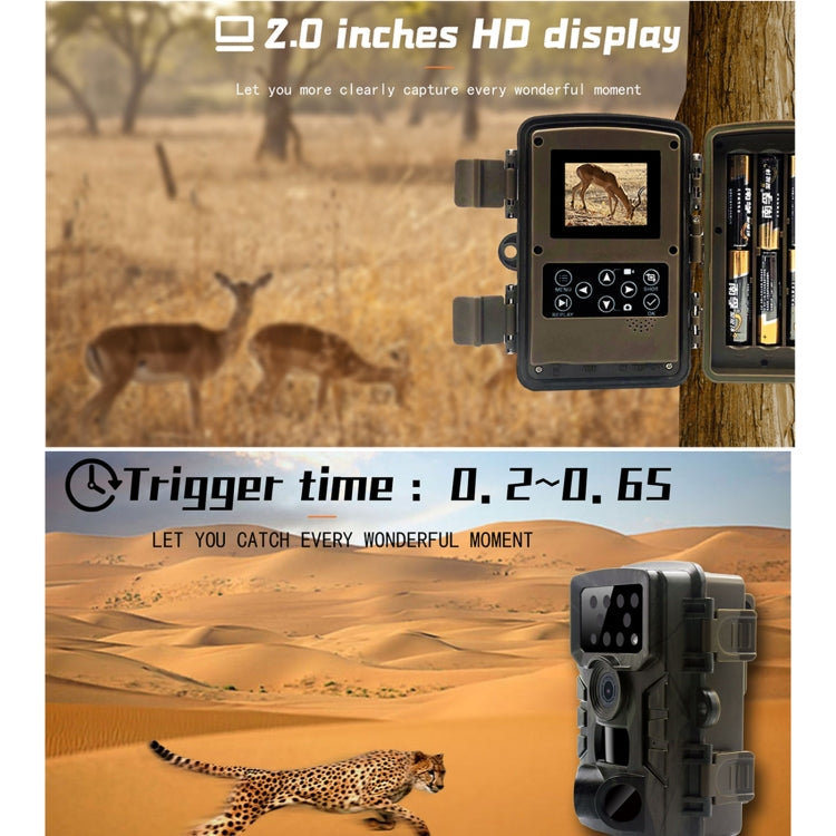 PR700 1080P Wildlife Hunting Camera Motion Activated Night Vision Camcorder for Outdoor Tracking Scan Trigger - Hunting Cameras by buy2fix | Online Shopping UK | buy2fix