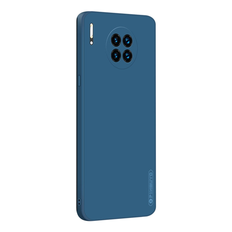 For Huawei Mate 30 Pro PINWUYO Sense Series Liquid Silicone TPU Mobile Phone Case(Blue) - Huawei Cases by PINWUYO | Online Shopping UK | buy2fix