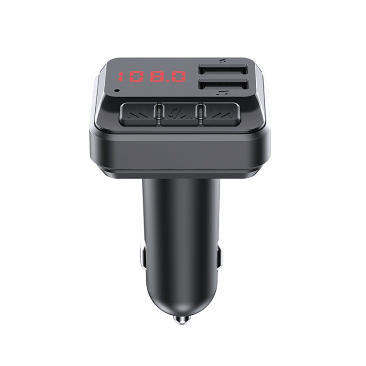 C6 MP3 Modulator Hands-free Wireless Audio Receiver 3.1A Dual USB Fast Charger FM Transmitter Car Kit - Cigar Socket by buy2fix | Online Shopping UK | buy2fix