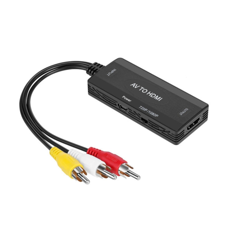 AV to HDMI Converter 3 CVBS RCA Adapter, Supports PAL NTSC 1080P -  by buy2fix | Online Shopping UK | buy2fix