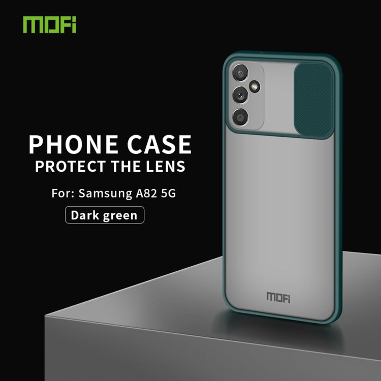 For Samsung Galaxy A82 5G MOFI Xing Dun Series Translucent Frosted PC + TPU Privacy Anti-glare Shockproof All-inclusive Protective Case(Green) - Galaxy Phone Cases by MOFI | Online Shopping UK | buy2fix