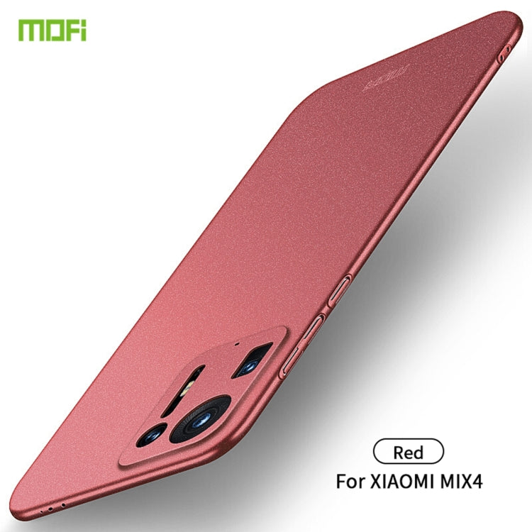 For Xiaomi Mix 4 MOFI Fandun Series Frosted PC Ultra-thin All-inclusive Case(Red) - Xiaomi Cases by MOFI | Online Shopping UK | buy2fix