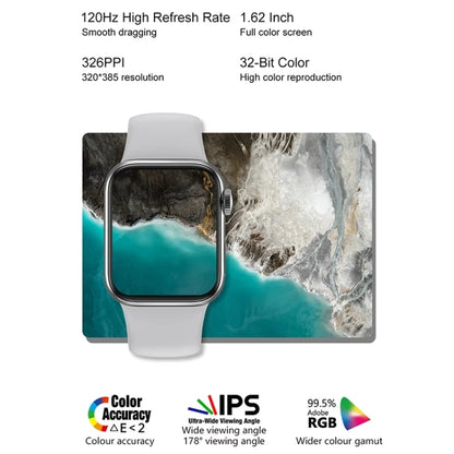 I7 mini 1.62 inch IP67 Waterproof Color Screen Smart Watch(Blue) - Smart Wear by buy2fix | Online Shopping UK | buy2fix