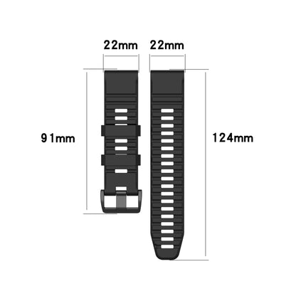 For Garmin Approach s62 Silicone Watch Band(Gray) - Watch Bands by buy2fix | Online Shopping UK | buy2fix