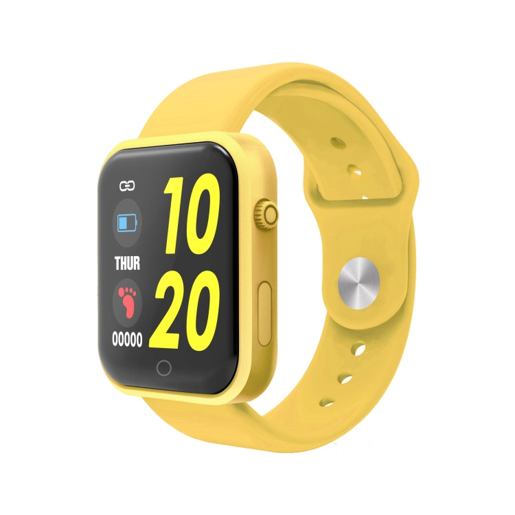 D20L 1.3 inch IP67 Waterproof Color Screen Smart Watch(Yellow) - Smart Wear by buy2fix | Online Shopping UK | buy2fix