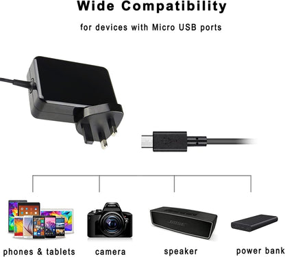 For Microsoft Surface3 1624 1645 Power Adapter 5.2v 2.5a 13W Android Port Charger, US Plug - For Microsoft by buy2fix | Online Shopping UK | buy2fix