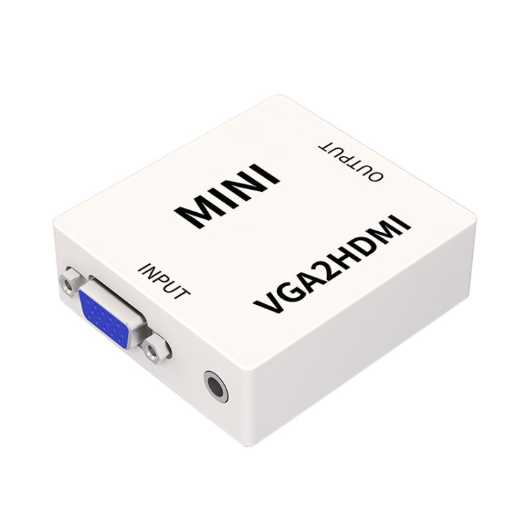 JSM Mini Size HD 1080P VGA to HDMI Scaler Box Audio Video Digital Converter Adapter - Adapter by buy2fix | Online Shopping UK | buy2fix