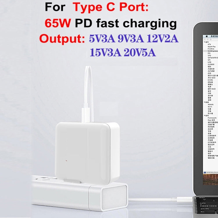 GaN 100W Dual USB + Dual USB-C/Type-C Multi Port Charger for Apple MacBook Series US / AU Plug - Cable & Adapter by buy2fix | Online Shopping UK | buy2fix