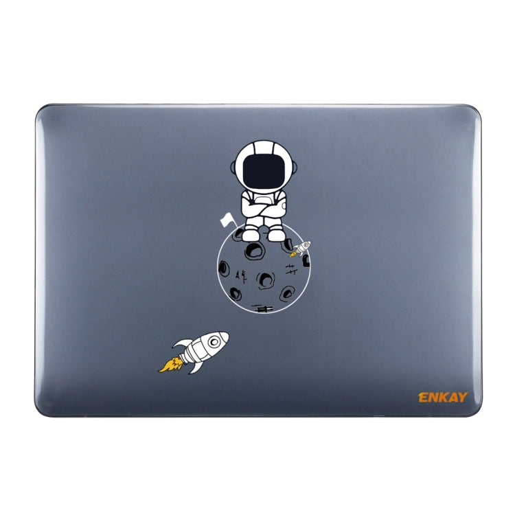 For MacBook Air 13.3 2018 A1932 ENKAY Hat-Prince 3 in 1 Spaceman Pattern Laotop Protective Crystal Case with TPU Keyboard Film / Anti-dust Plugs, Version:EU(Spaceman No.4) - MacBook Air Cases by ENKAY | Online Shopping UK | buy2fix