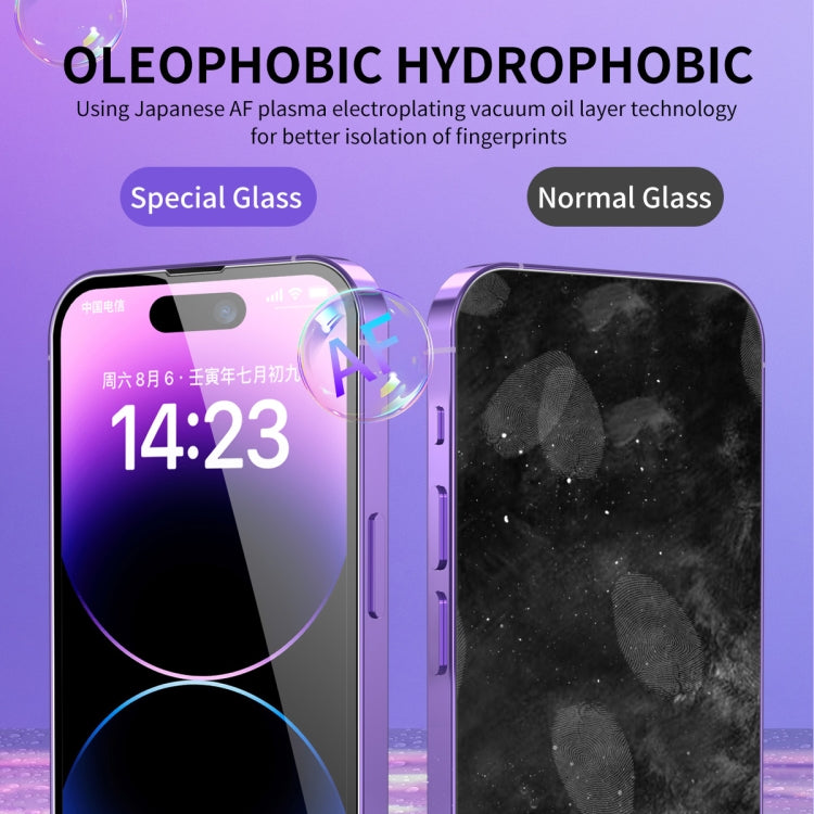 For iPhone 11 Pro / XS / X 2pcs ENKAY Hat-Prince 0.1mm Ultrathin Anti-reflection Special Glass Film - iPhone 11 Pro Tempered Glass by ENKAY | Online Shopping UK | buy2fix