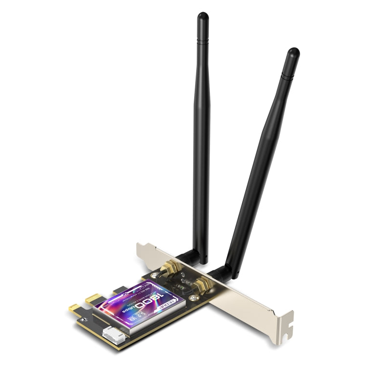 EDUP EP-9658 PCI-E WiFi 6 Card AX1800M Bluetooth 5.2 Adapter for Desktop PC, 2.4GHz/5.8GHz Dual Band Wireless PCI-E Internal Network Card - USB Network Adapter by EDUP | Online Shopping UK | buy2fix