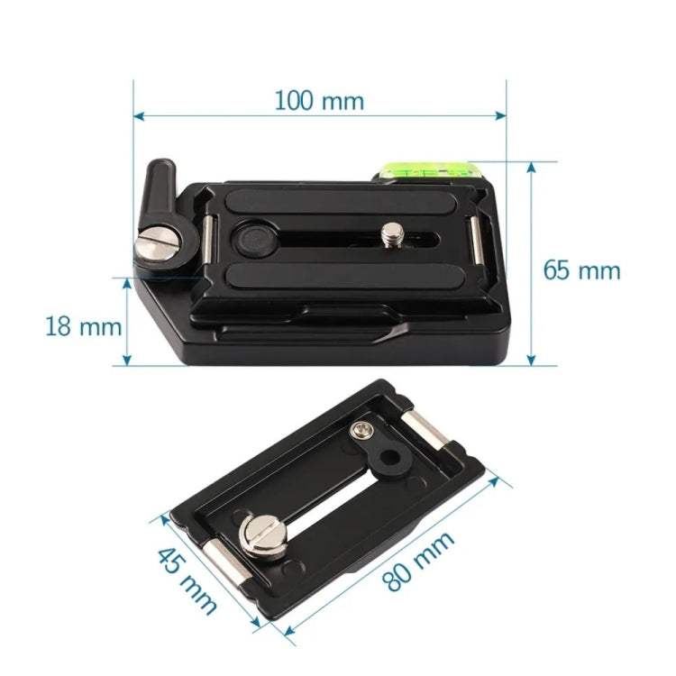 QRA-635 Camera Tripod Aluminum Alloy Metal Quick Release Plate - Quick Release Plate by buy2fix | Online Shopping UK | buy2fix