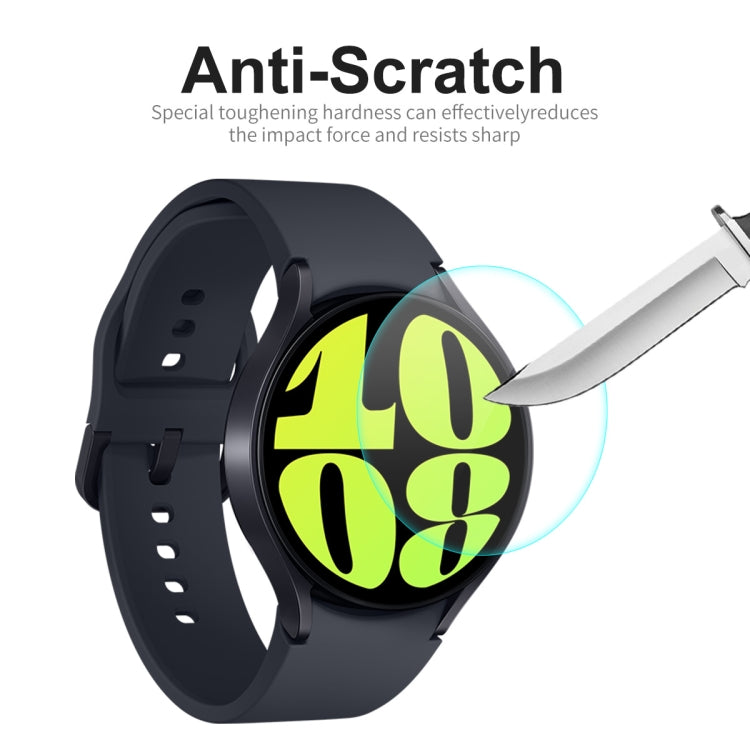 For Samsung Galaxy Watch6 / Watch7 44mm 10pcs ENKAY 0.2mm 9H Tempered Glass Screen Protector Watch Film - Screen Protector by ENKAY | Online Shopping UK | buy2fix