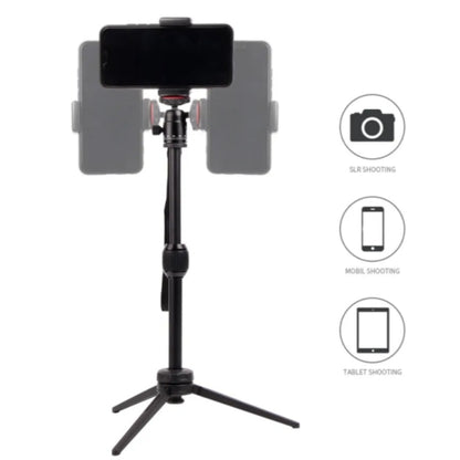 JMARY MT68 Aluminum Alloy Telescopic Portable Selfie Mini SLR Camera Phone Tripod - Tripods by Jmary | Online Shopping UK | buy2fix