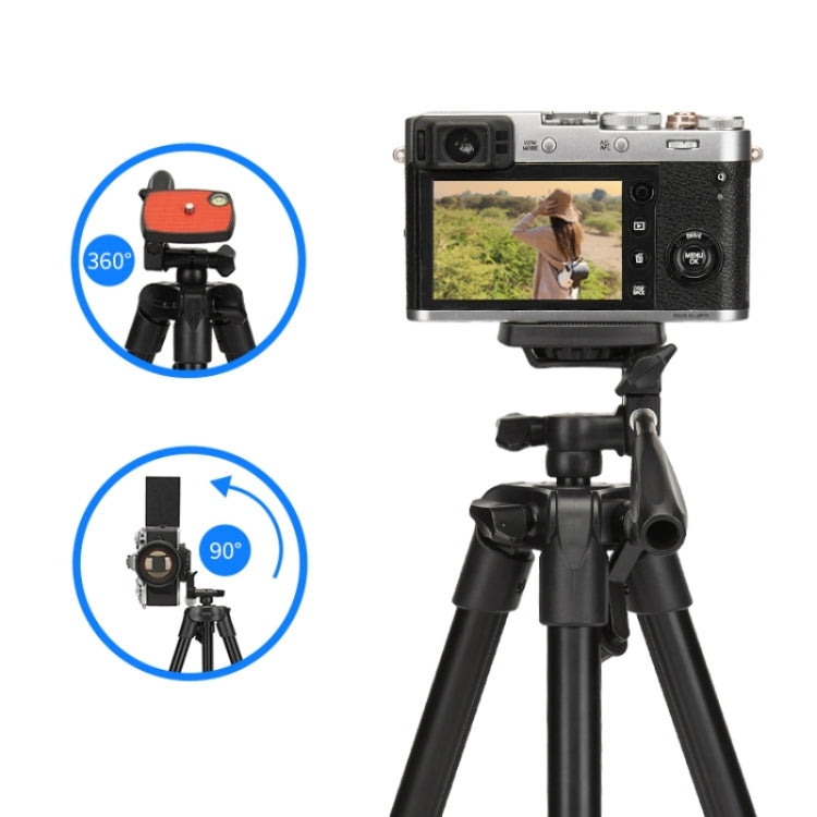 JMARY KP2205 Travel Tripod Mobile Phone Holder Telescopic Camera Mount Tripod Stand - Tripods by Jmary | Online Shopping UK | buy2fix