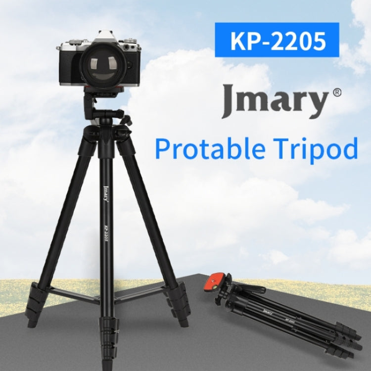 JMARY KP2205 Travel Tripod Mobile Phone Holder Telescopic Camera Mount Tripod Stand - Tripods by Jmary | Online Shopping UK | buy2fix