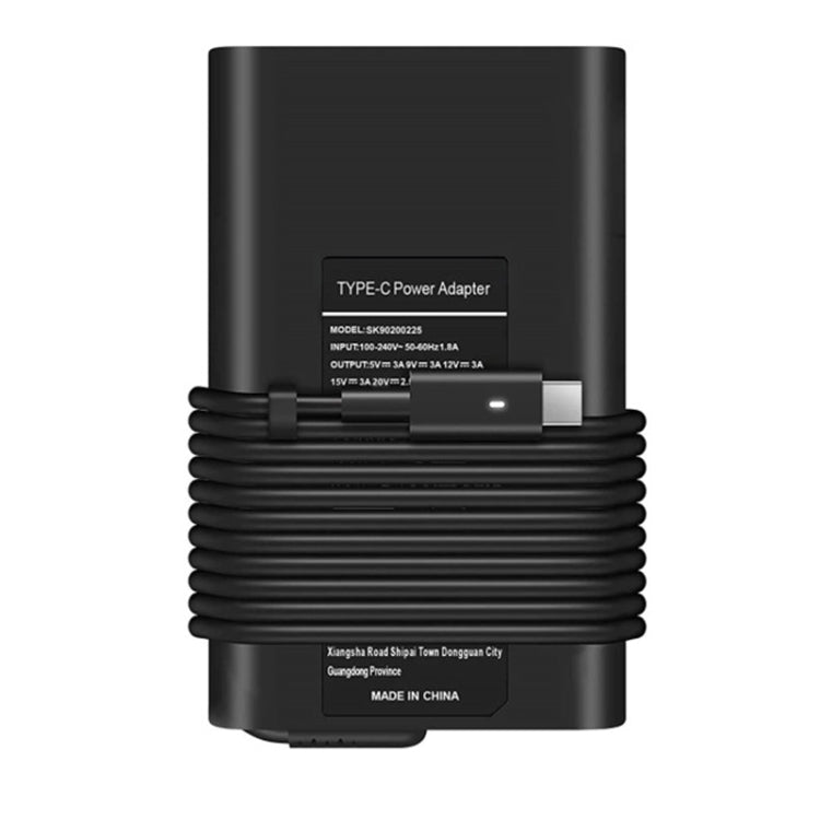 For Dell XPS12 9250 7370 Type-C 45W Power Adapter Charger USB-C Lightning Port(EU Plug) - For Dell by buy2fix | Online Shopping UK | buy2fix