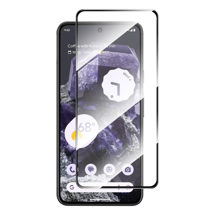 For Google Pixel 8 ENKAY Hat-Prince Full Glue High Aluminum-silicon Tempered Glass Film - Google Tempered Glass by ENKAY | Online Shopping UK | buy2fix