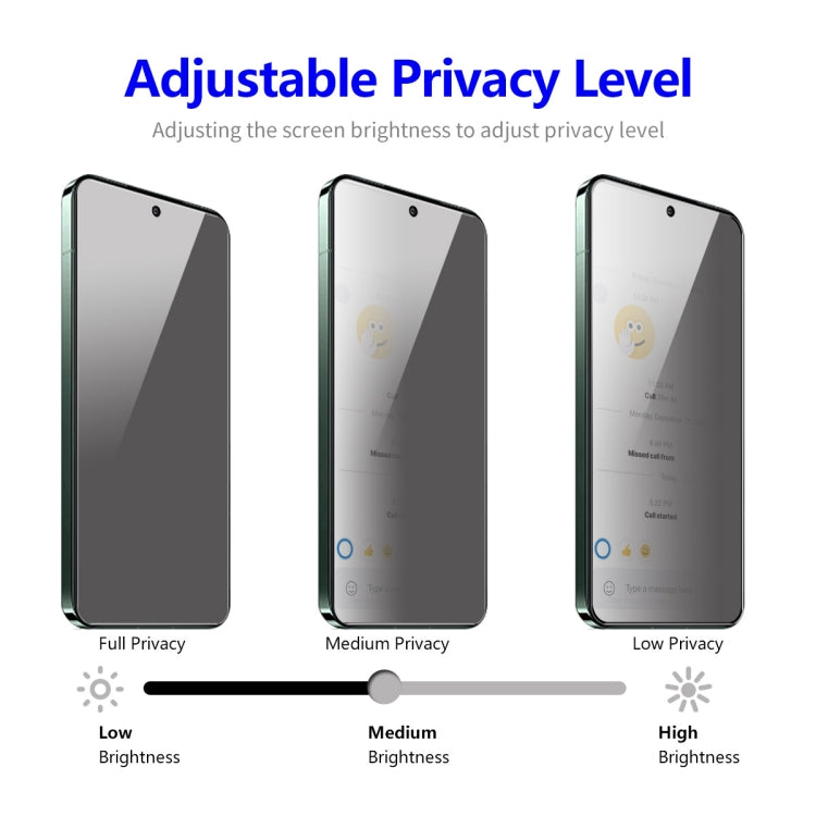 For Xiaomi 14 2pcs ENKAY Hat-Prince 28 Degree Anti-peeping Privacy Tempered Glass Film - 14 Tempered Glass by ENKAY | Online Shopping UK | buy2fix