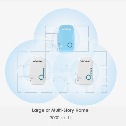 WAVLINK WN576K3 AC1200 Household WiFi Router Network Extender Dual Band Wireless Repeater, Plug:EU Plug - Wireless Routers by WAVLINK | Online Shopping UK | buy2fix