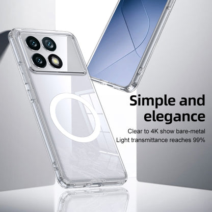 For Xiaomi Redmi K70 Pro MagSafe Armor Clear TPU Hybrid PC Phone Case(Transparent) - K70 Pro Cases by buy2fix | Online Shopping UK | buy2fix