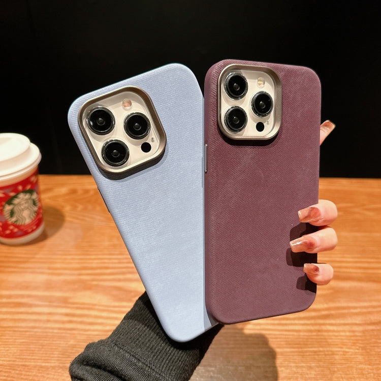 For iPhone 15 Plus Vintage Denim Shockproof Magsafe Phone Case(Grey) - iPhone 15 Plus Cases by buy2fix | Online Shopping UK | buy2fix