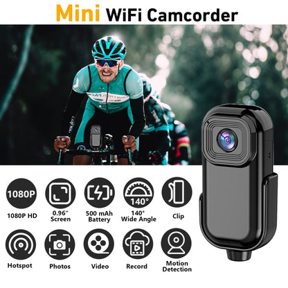 L11 Action Cam Sport DV Video Recording Pocket Camera 0.96 inch 1080P Mini Camera(Black) - Video Cameras by buy2fix | Online Shopping UK | buy2fix