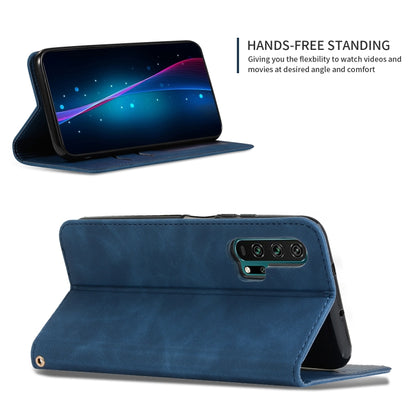 Retro Skin Feel Business Magnetic Horizontal Flip Leather Case for Huawei Honor 20 Pro(Navy Blue) - Mobile Accessories by buy2fix | Online Shopping UK | buy2fix