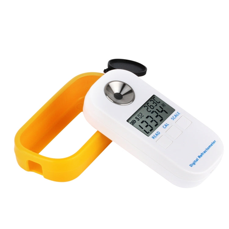 DR201 Digital Salt Refractometer Salinity Specific Gravity Meter 0~28% Refractometer Food Salt Content Tester Sodium Chloride NaCl - Consumer Electronics by buy2fix | Online Shopping UK | buy2fix