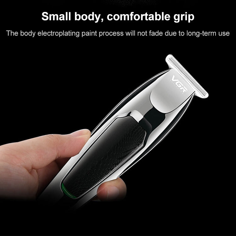 VGR V-030 10W USB Cutter Head Engraving Electric Hair Clipper with 5 Limit Combs - Hair Trimmer by VGR | Online Shopping UK | buy2fix