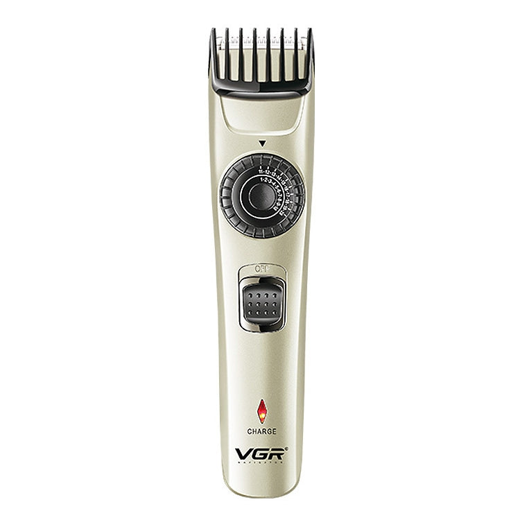 VGR V-031 5W USB Multi-size Controllable Self Trimming Hair Clipper - Hair Trimmer by VGR | Online Shopping UK | buy2fix