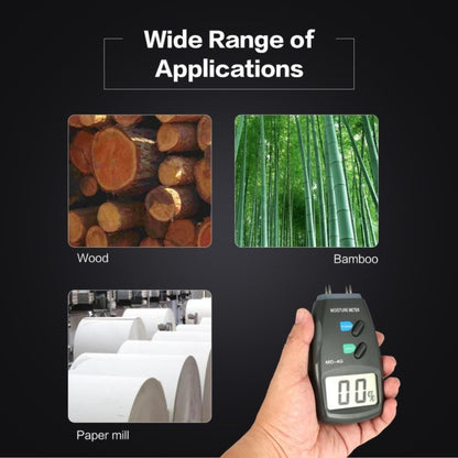 MD-4G 4 Pins Wood Moisture Meter Digital LCD Soil Grain Moisture Meters - Consumer Electronics by MD-4G | Online Shopping UK | buy2fix