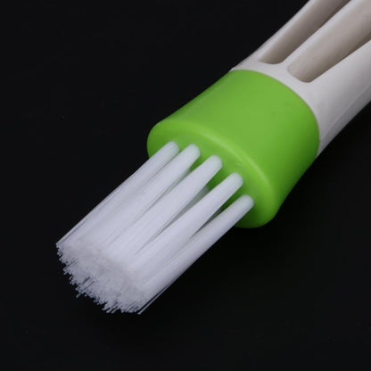 2 PCS Plastic Car Cleaning Brush Double Ended Car Air Vent Slit Cleaner Brush Dusting Blinds Keyboard Cleaning Brushes Cleaner - Car washing supplies by buy2fix | Online Shopping UK | buy2fix