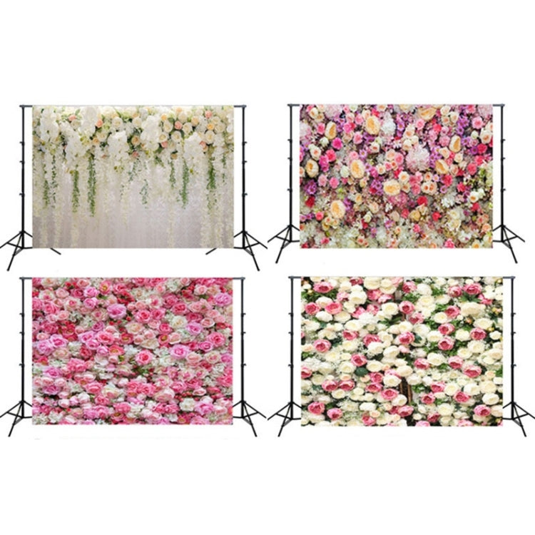 2.1m x 1.5m Flower Wall Simulation Rose Wedding Party Arrangement 3D Photography Background Cloth(H1) - Camera Accessories by buy2fix | Online Shopping UK | buy2fix