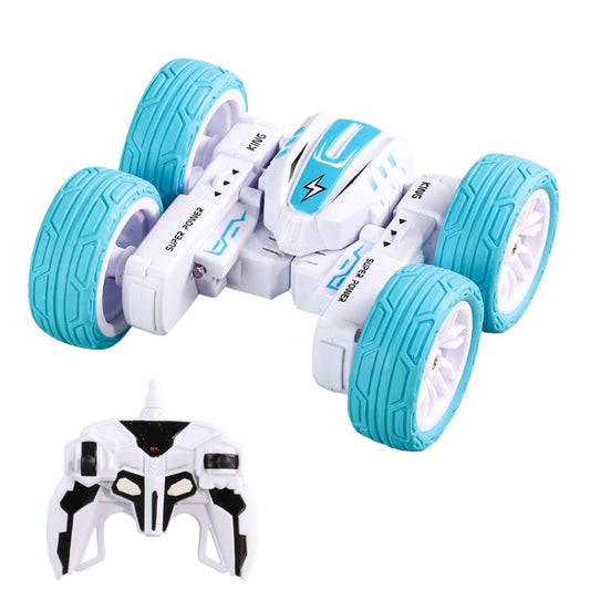 2.4G Remote Control Mini Light Drift Stunt 4WD Toy Car(Blue) - RC Cars by buy2fix | Online Shopping UK | buy2fix