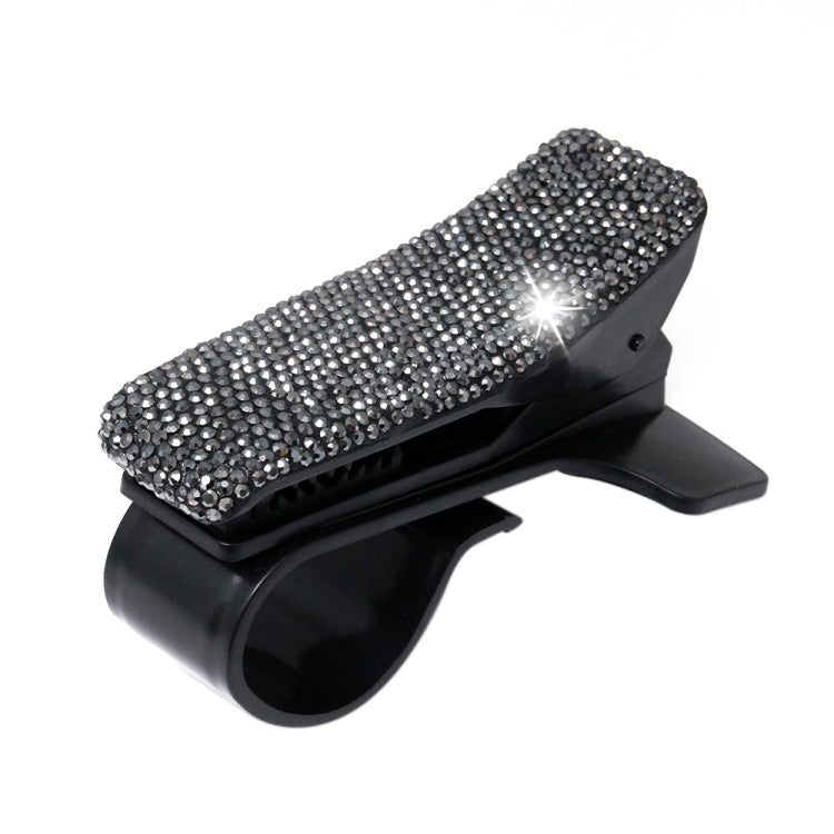 Diamond Car Phone Holder 360 Degree Rotating Creative Car Dashboard Mobile Holders(Bright Black) - Car Holders by buy2fix | Online Shopping UK | buy2fix