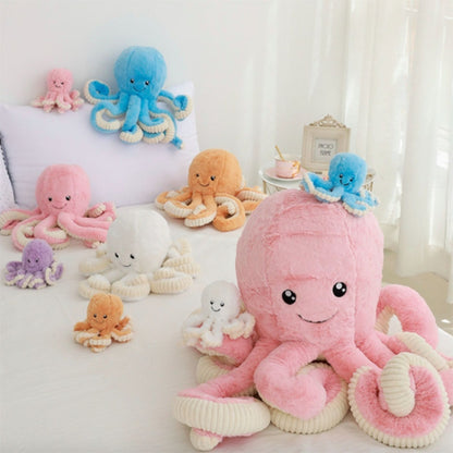 Creative Cute Octopus Plush Toys Children Gifts, Height:80cm(Yellow) - Soft Toys by buy2fix | Online Shopping UK | buy2fix