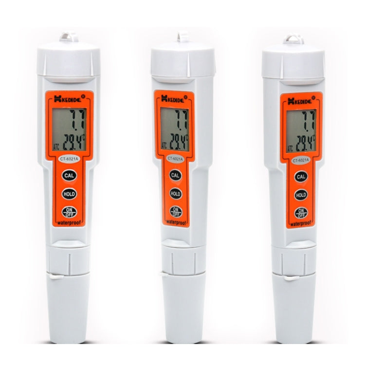 Kedida CT6021A PH + Temp Meter Portable LCD Digital Water Testing Measurement Pen - Consumer Electronics by buy2fix | Online Shopping UK | buy2fix