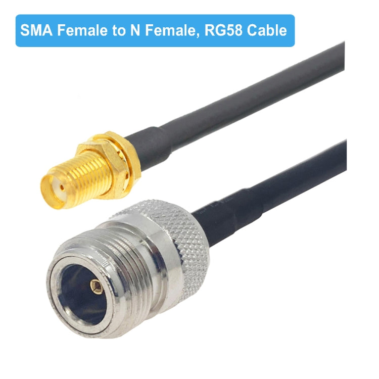 SMA Female to N Female RG58 Coaxial Adapter Cable, Cable Length:3m - Connectors by buy2fix | Online Shopping UK | buy2fix