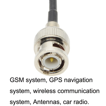 BNC Female With Waterproof Circle To BNC Male RG58 Coaxial Adapter Cable, Cable Length:1m - Connectors by buy2fix | Online Shopping UK | buy2fix