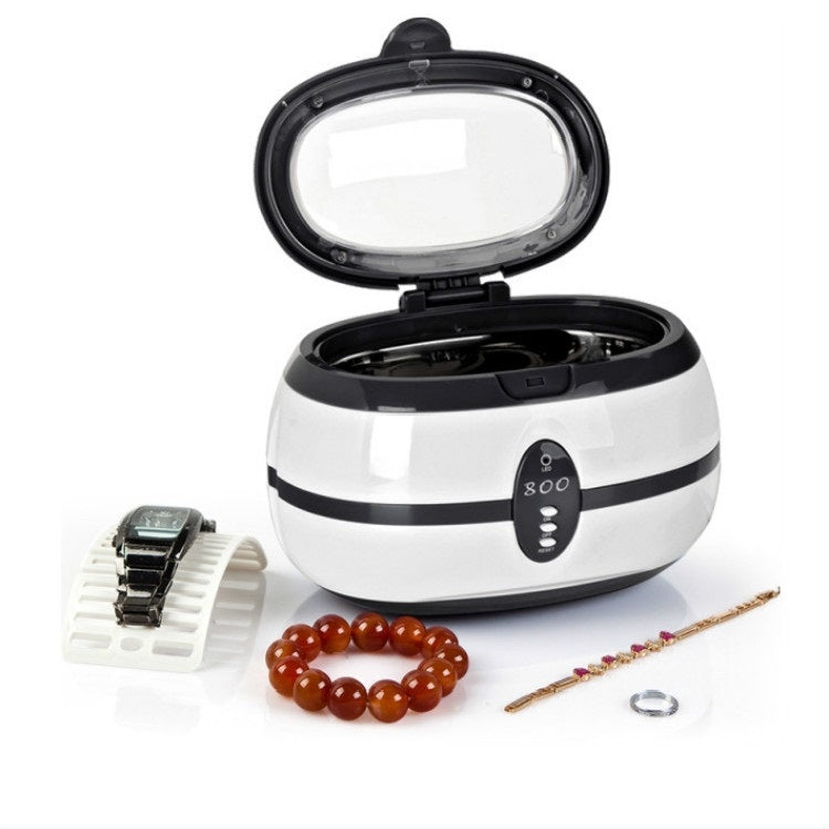 VGT-800 600ml Low Noise Vacuum Cleaner Ultrasonic Cleaner with SUS304 Tank for Home Jewelry Eyeglass Watch, Specification:US Plug - Home & Garden by buy2fix | Online Shopping UK | buy2fix