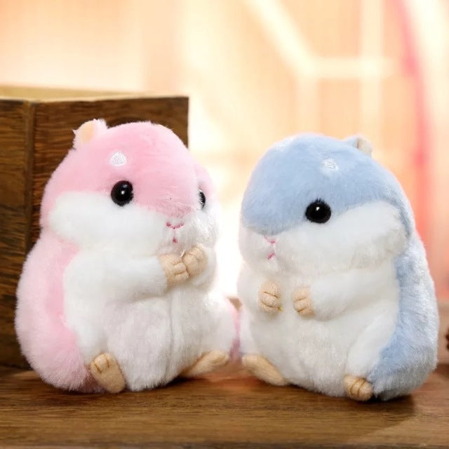 Cute Hamster Keychain Bag Pendant Plush Doll(Pink) - Toys & Hobbies by buy2fix | Online Shopping UK | buy2fix