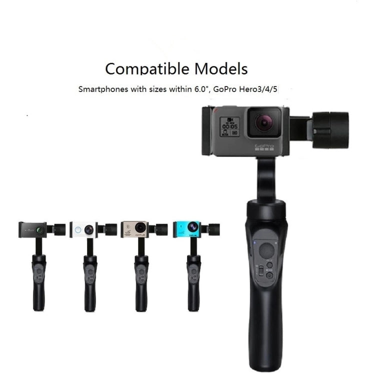 H4 Three-axis Handheld Gimbal Stabilizer For Shooting Stable, Anti-shake Balance Camera Live Support - Consumer Electronics by buy2fix | Online Shopping UK | buy2fix