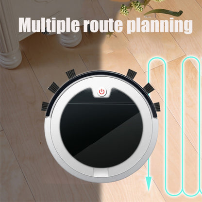 Home Smart Sweeping Robot Planning Route Remote Control Large Suction Cleaner Sweeper(White Black) - Consumer Electronics by buy2fix | Online Shopping UK | buy2fix