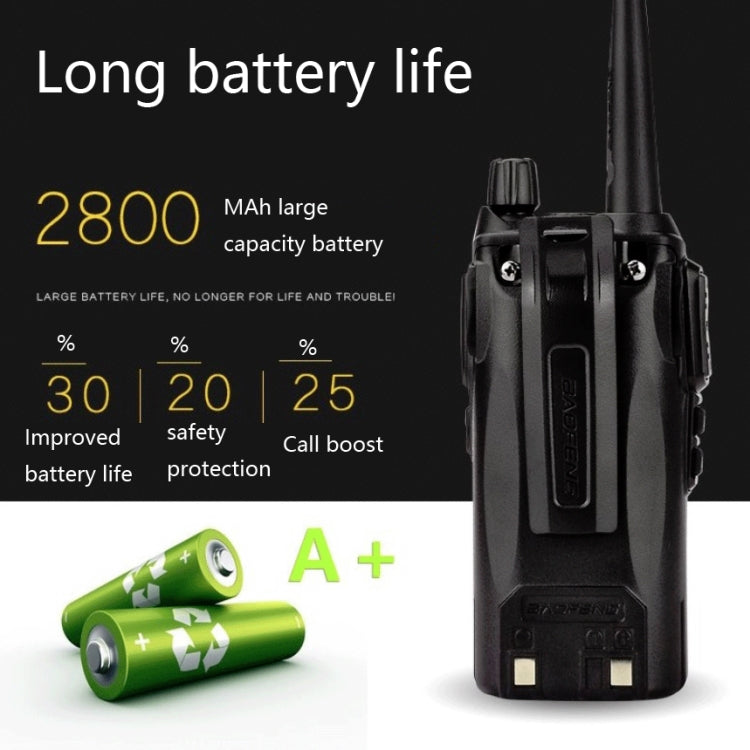 Baofeng UV-8D 8W High-power Dual-transmit Button Multifunctional Walkie-talkie, Plug Specifications:EU Plug - Handheld Walkie Talkie by Baofeng | Online Shopping UK | buy2fix