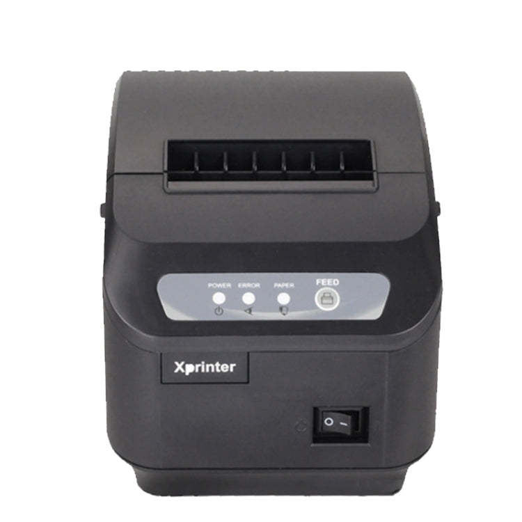 Xprinter XP-Q200II Thermal Small Receipt Printer Catering And Kitchen Receipt Printer 80mm Cutter, Interface Type:USB COM Interface(US Plug) - Printer by Xprinter | Online Shopping UK | buy2fix