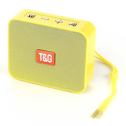 T&G TG166 Color Portable Wireless Bluetooth Small Speaker(Yellow) - Mini Speaker by T&G | Online Shopping UK | buy2fix