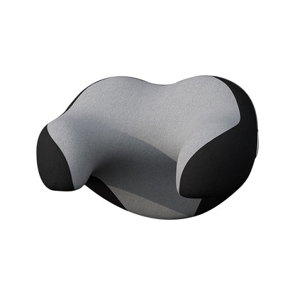 U-shaped Car Headrest Car Memory Foam Neck Pillow(Black Gray) - Seat Accessories by buy2fix | Online Shopping UK | buy2fix